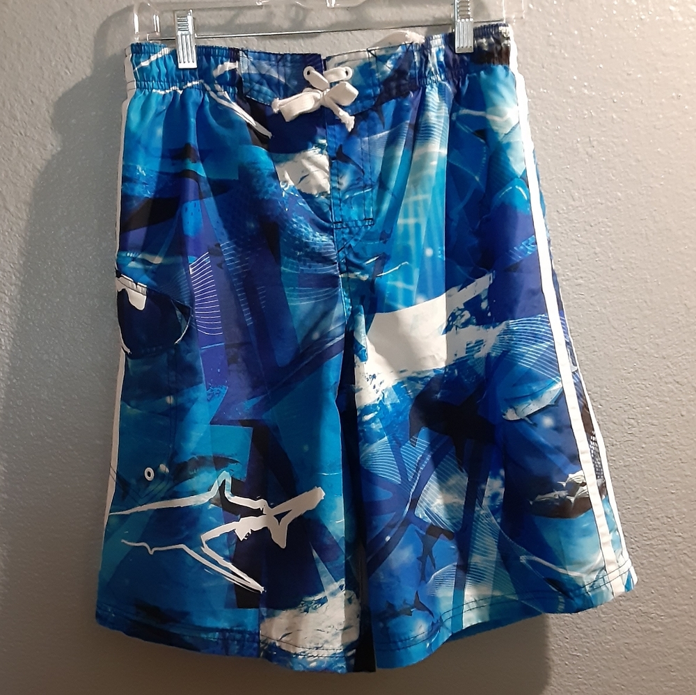 Joe Boxer shark swim trunks